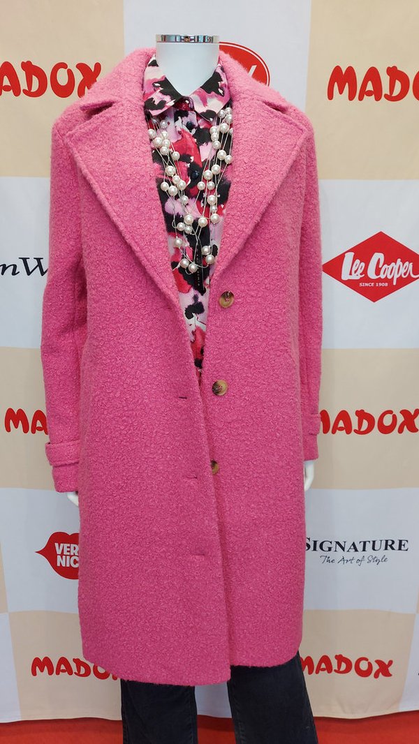 Naisten Kaffe KAanne Coat, Shocking Pink