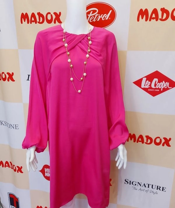 Naisten InWear mekko, LitoIW Short Dress, Fuchsia Pink